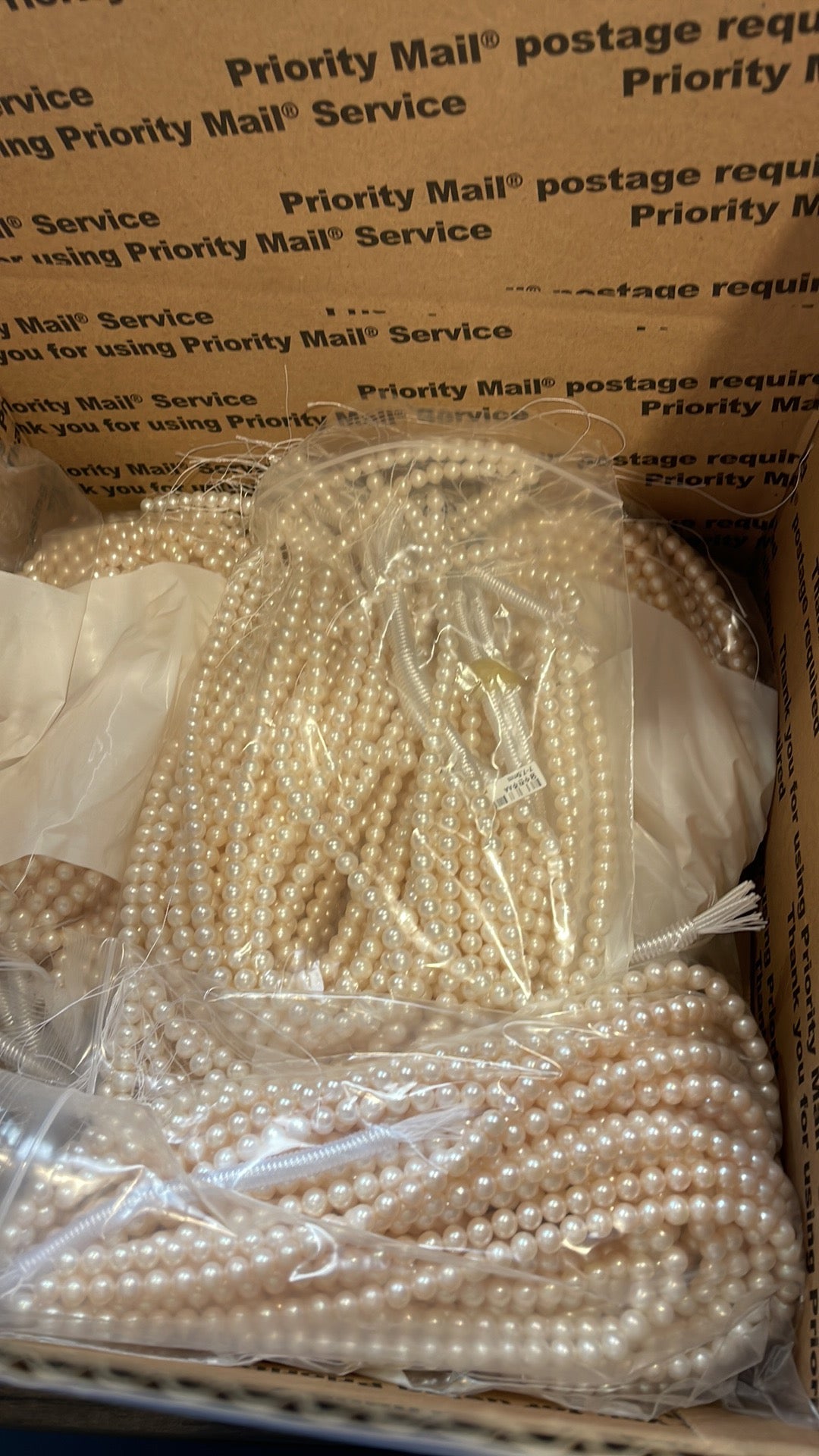 11.5mm Cultured Freshwater Pearl 17” with a Gold Ball Clasp
