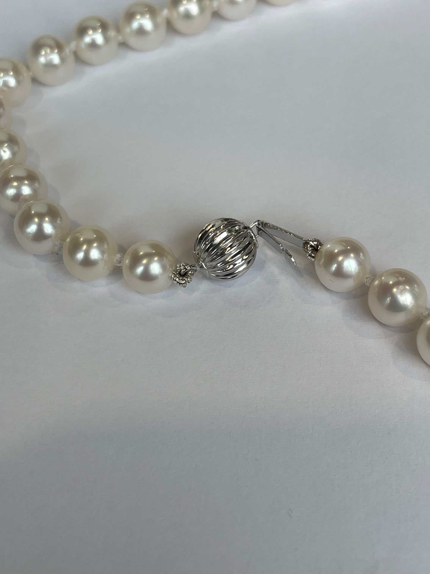 10.5mm Pearls. Very Large and Round.