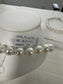 South seat Pearl necklace 14.1 x 16.1 mm lounge, clean, beautiful luster great matches with a 14 karat gold clasp