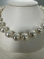 South seat Pearl necklace 14.1 x 16.1 mm lounge, clean, beautiful luster great matches with a 14 karat gold clasp