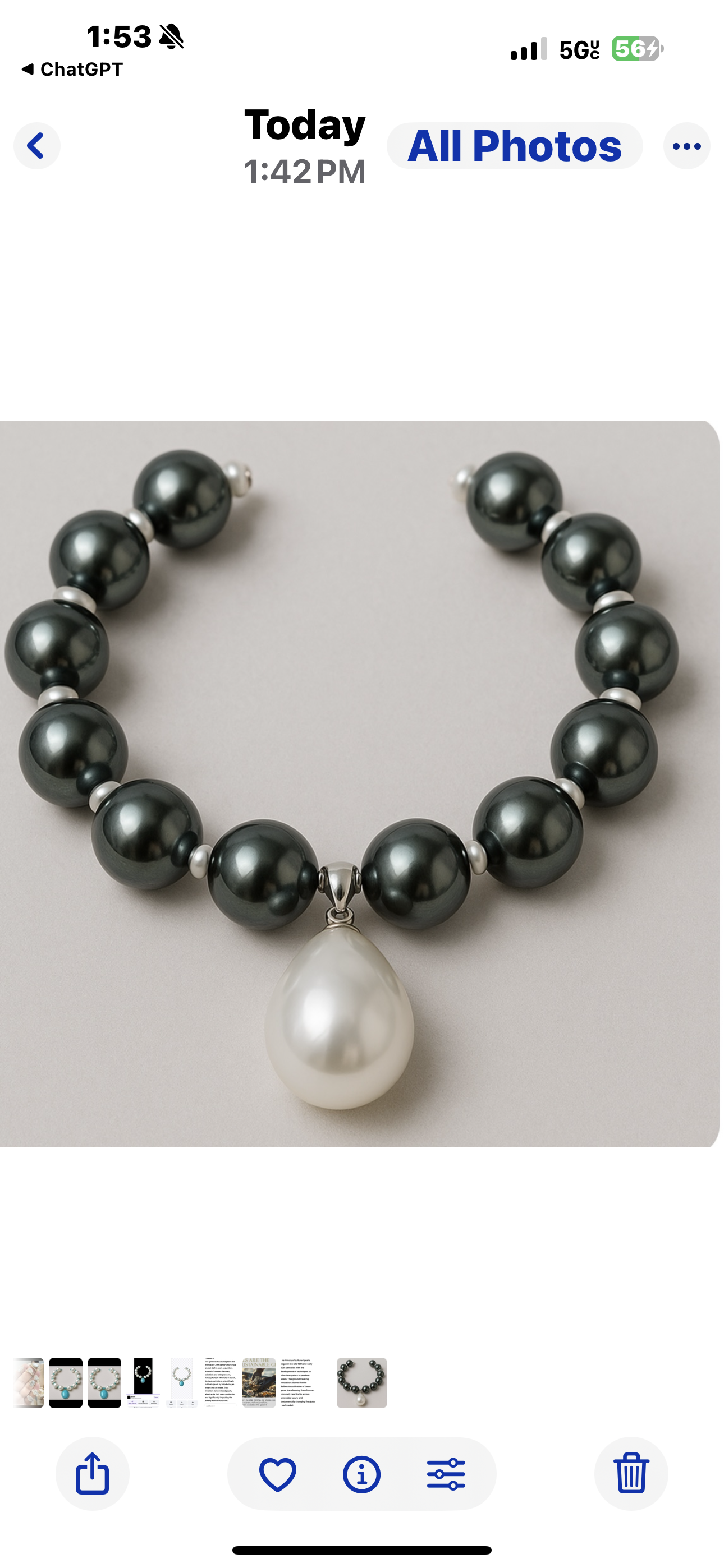 Strand of South Sea Pearls.