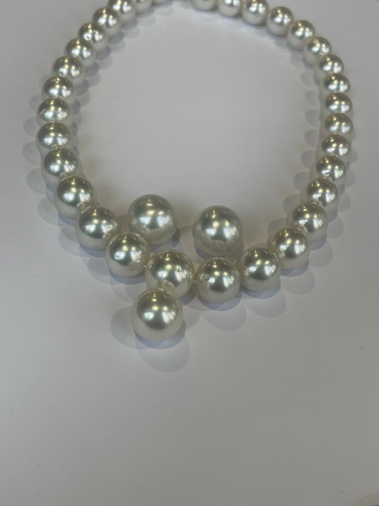 South Sea Pearl Set Necklace Earrings. And single loose pearl