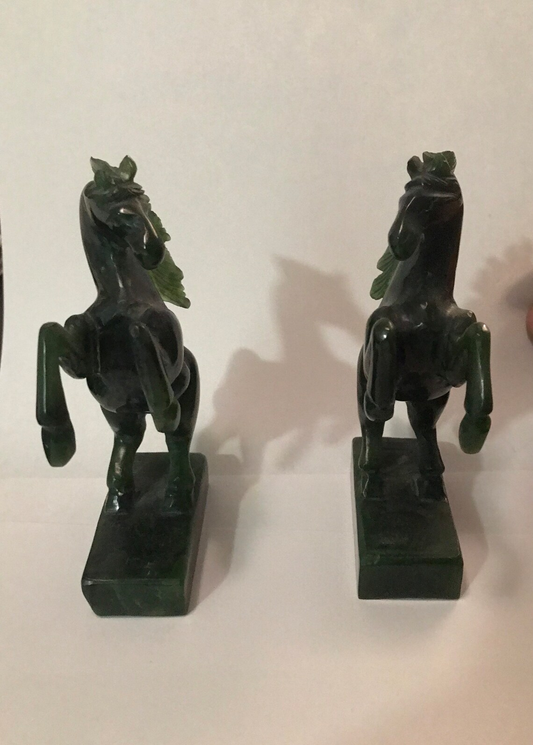 Pair of Jade Horses