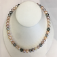 Multi Color Cultured Tahitian South Sea and Chinese Freshwater Pearls 19" 14k Gold Clasp High Luster Great Colors