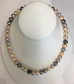 Multi Color Cultured Tahitian South Sea and Chinese Freshwater Pearls 19" 14k Gold Clasp High Luster Great Colors