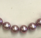 8.5mm Purple Cultured Freshwater Pearls 16" 14k Gold Clasp