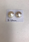 4mm 15mm Gold Cultured Freshwater Pearls Set in 14k Gold