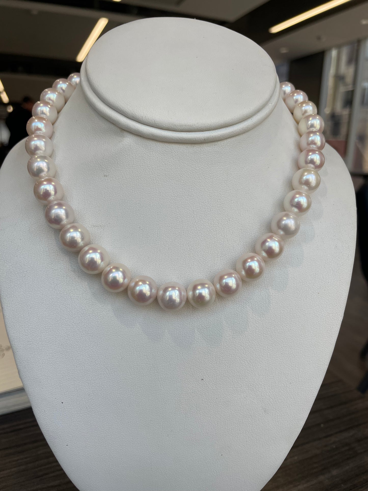 11.5mm Edison Freshwater Pearls. Beautiful Luster and Color.