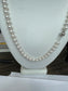 Cultured Freshwater Pearls. 20”. 10 Kt White Gold Clasp.