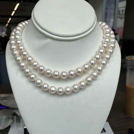 10.5mm Pearls. Very Large and Round.